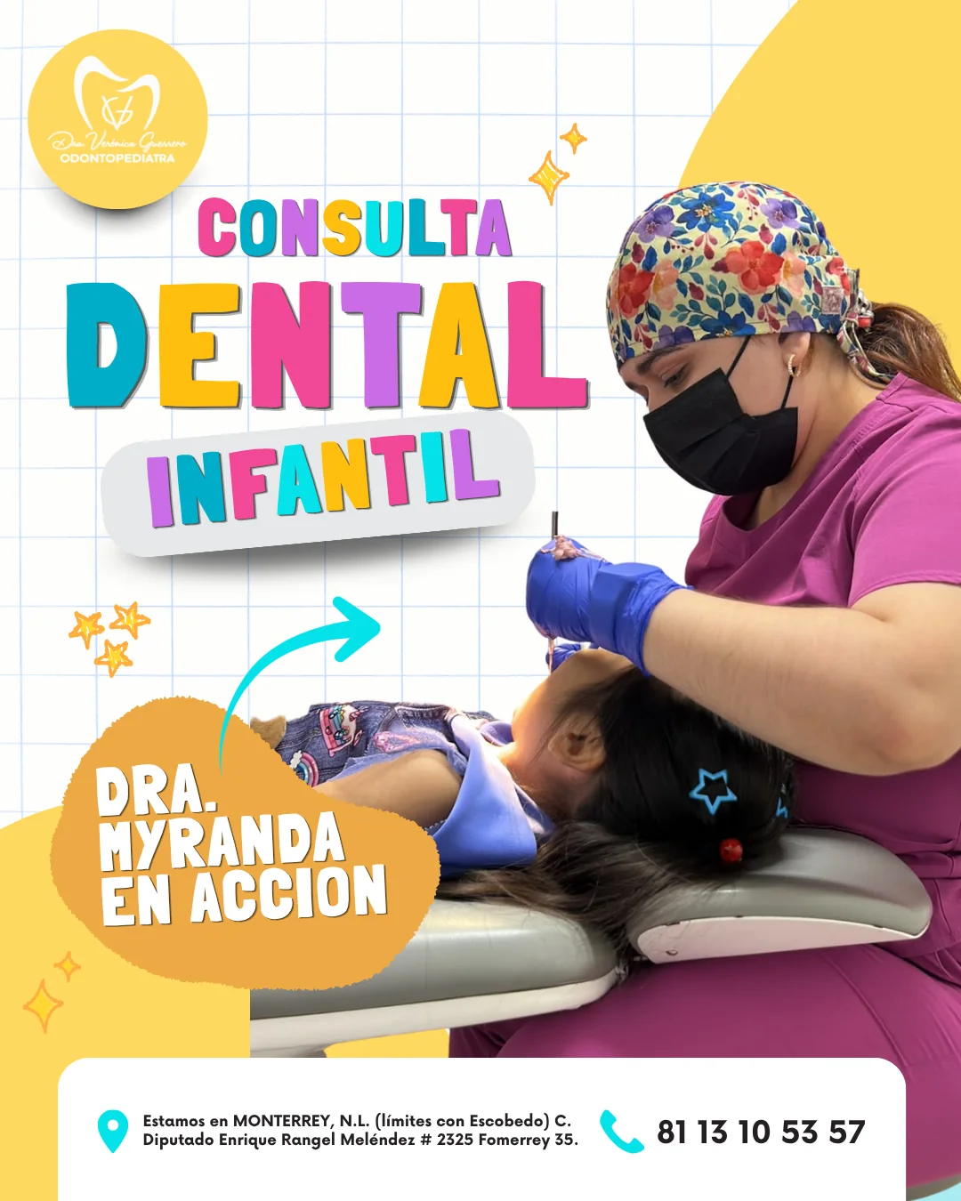 Contenido de servicio para odontopediatría, trabajo realizado por el equipo de Vurela
